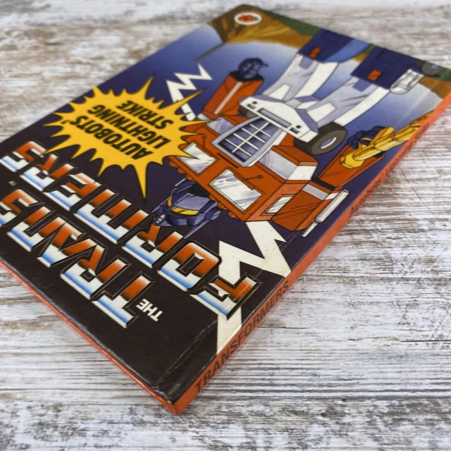 THE TRANSFORMERS VINTAGE autobots lightning strike ladybird book 1st