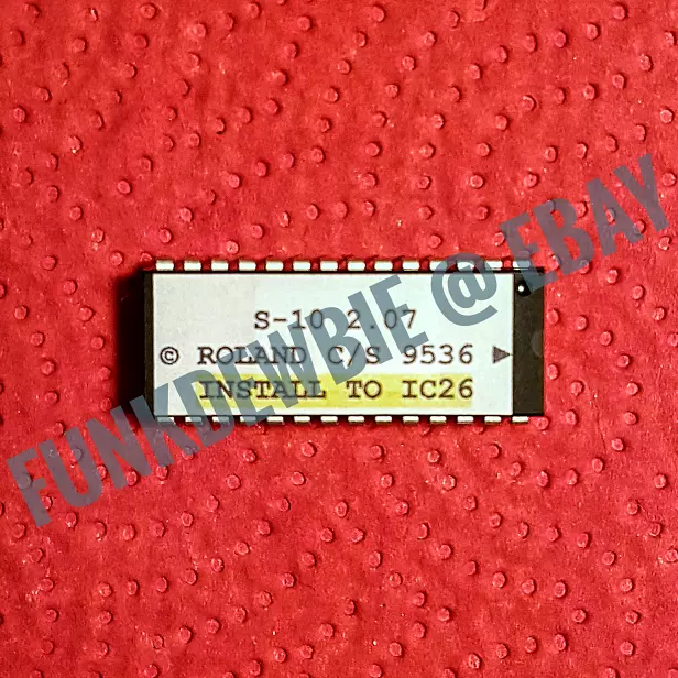 Roland S-10 OS 2.07 EPROM Firmware Upgrade KIT / / New ROM Final Update Chips