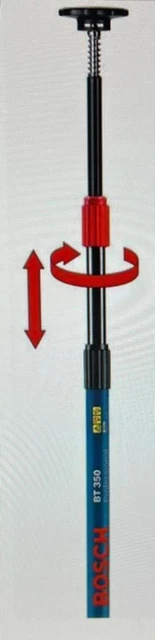 BOSCH Teleskopstange BT 350 Professional, Arbeitshöhe 1,4 m - 3,5 m
