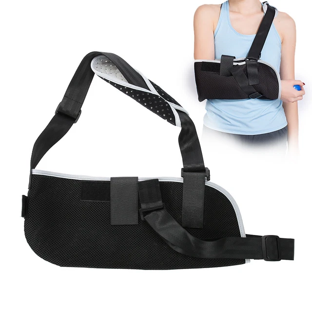 Arm Sling Shoulder Immobilizer Adjust Arm Support Brace Wrist Sprain GDT