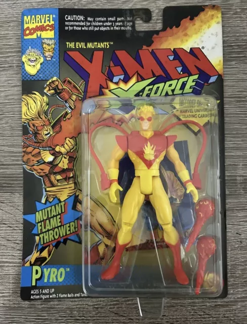 X-Men X-Force PYRO Action Figure 1994 ToyBiz Marvel The Uncanny MOC Brand New