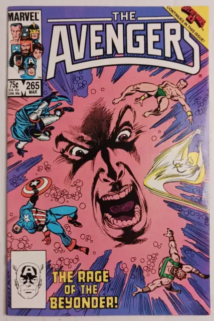 The Avengers #265 ~ Marvel Comics 1986 ~ DIRECT EDITION ~ WHITE PAGES ~ NM