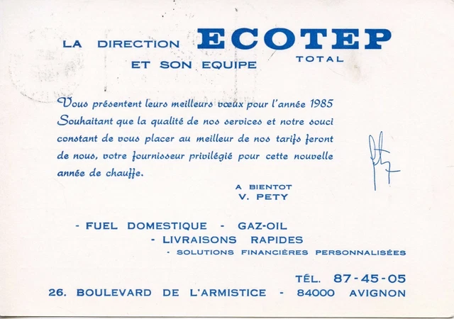 Cpsm /  Carte Postale / La Direction Ecotep Et Son Equipe / Total