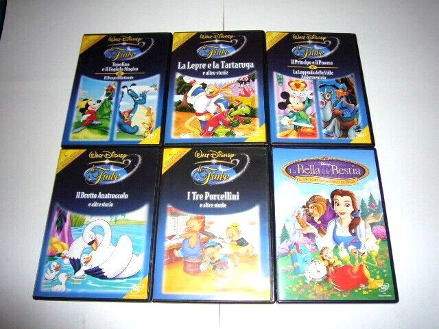 Lotto Di 12 Dvd Cartoni Animati Generi Vari In Ottime Condizioni - Walt Disney -