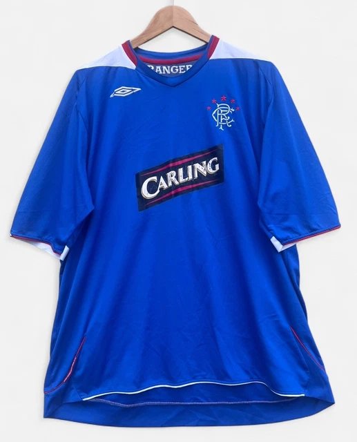 GLASGOW RANGERS 2006 2007 AWAY FOOTBALL SHIRT SOCCER JERSY UMBRO sz M MEN