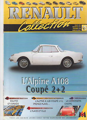 fascicule renault collection alpine A 108 coupé 2 2 