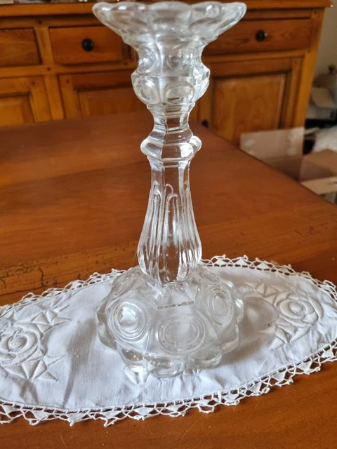 Grand Bougeoir En Métal Finition Vieillie - Déco brocante