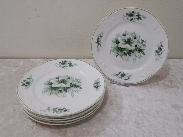 6 X Antico Stile Liberty Design Villeroy & Boch Wallerfangen Portata Vintage