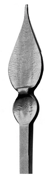 Zaunspitze 14 x 14 mm Höhe 220 mm