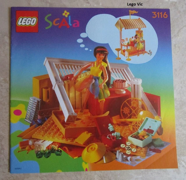LEGO 3116 Scala Notice Instruction Cool Ice Cream Cafe Ice Merchant TBE