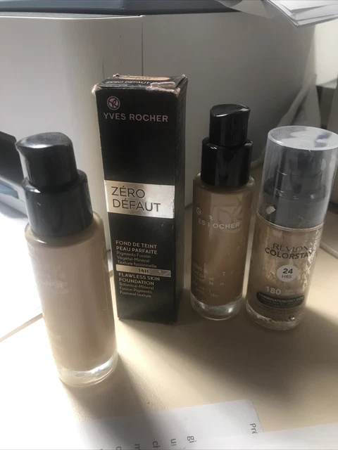 FOND DE TEINT Yves Rocher Zéro Défaut Beige 100 EUR 5,00 - PicClick FR