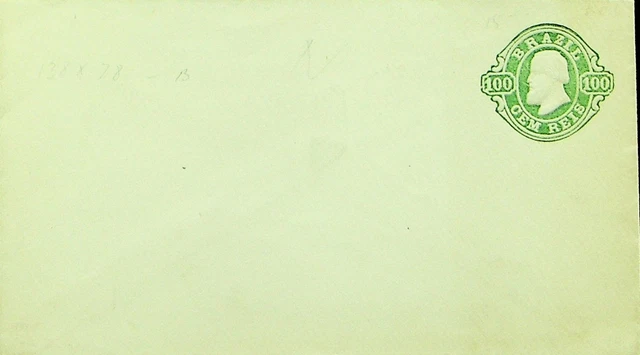 Sephil Brazil 100 Reis Fein Ungebraucht Postal Briefpapier Umschlag