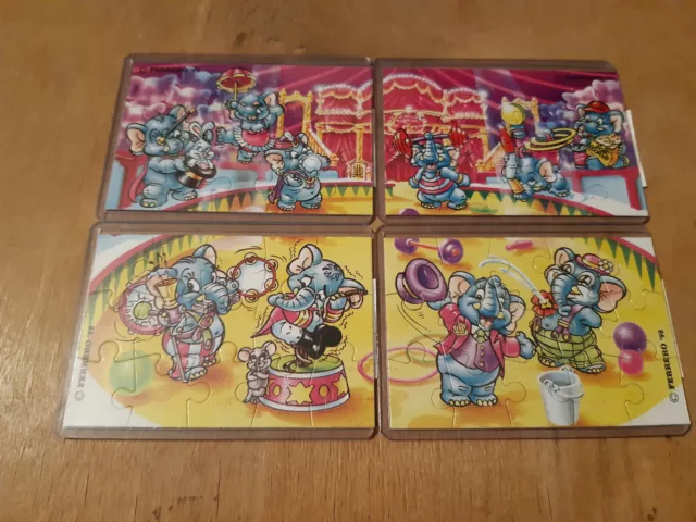 Ü-Ei - Puzzle - Zirkus Fantini alle 4 Ecken + BPZ 1998 sehr guter Zustand