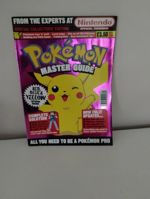 VGC Pokemon Master Guide Nintendo Official Collectors Edition Red Blue Yellow