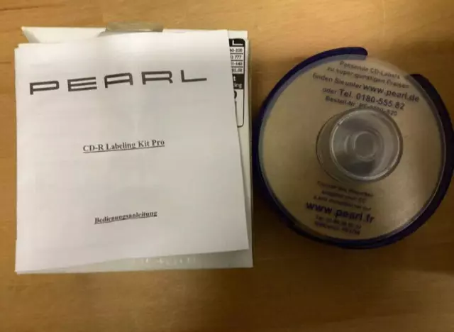 CD / DVD Etiketten Zentriehilfe / Etikettierkit / Labeling Kit von Pearl #WW