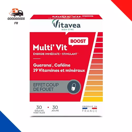 Vitavea - Multi'Vit BOOST - Complément Alimentaire Energie 30 Gélules