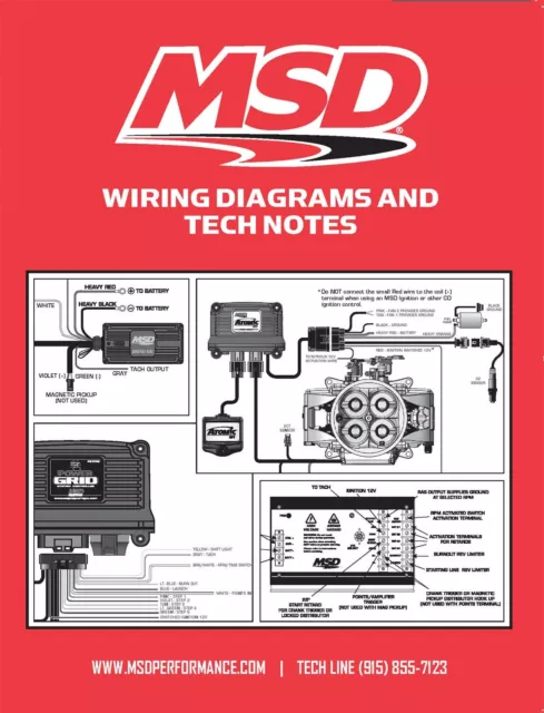 MSD Ignition 9615 Wiring Diagrams/Tech Notes