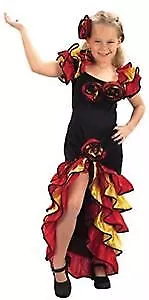 Spanish Rumba Girl Costume Large