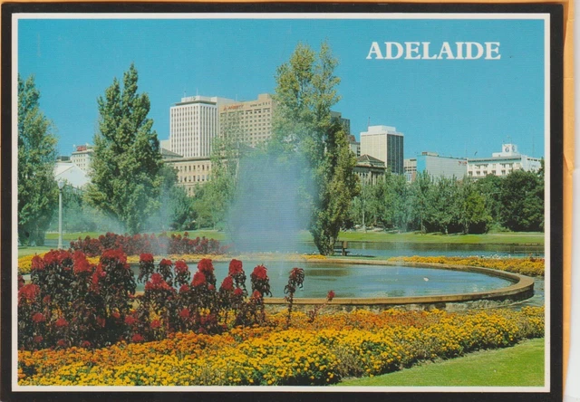 From Torrens Ansett Building & City Skyline Adelaide S.a Castle Postcard