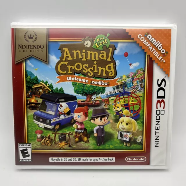 Animal Crossing: New Leaf Welcome Amiibo Compatible (Nintendo 3DS) New Sealed