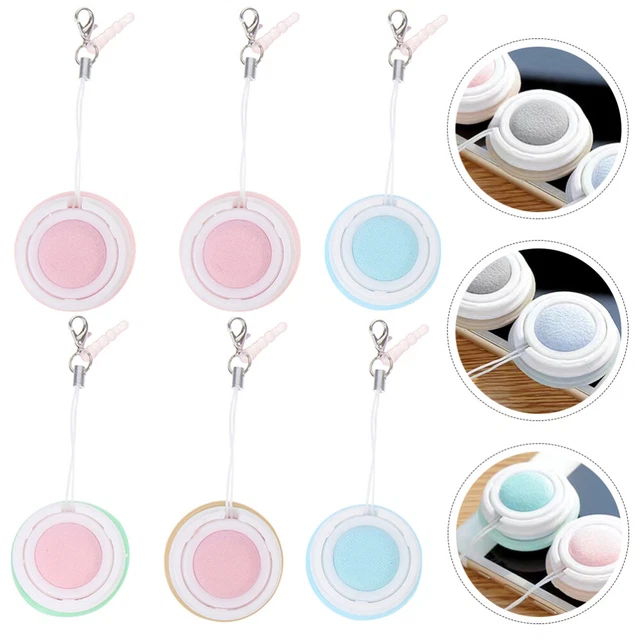 Lot 4 Macarons Nettoyeurs D'Écran Téléphone – Lingettes Réutilisables Forme Macaron Mignon, Essuie-Glace Anti-Rayures Pour Smartphone Et Lunettes