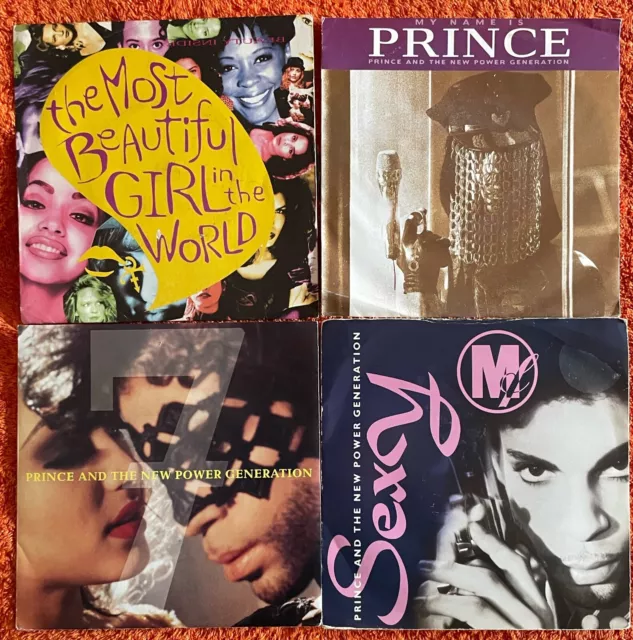 Prince (and The New Power Generation) – Four  7" Singles (UK)