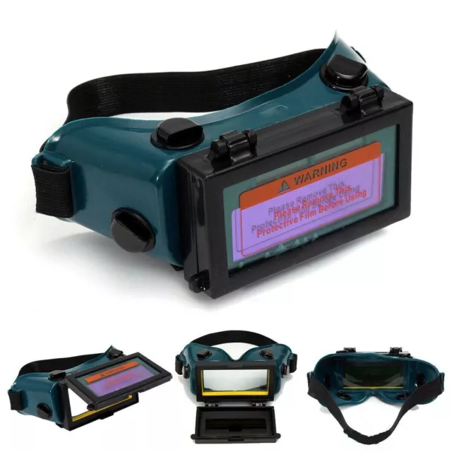 Solar Powered Auto Darkening Welding Helmet Eyes Welder Glasses Mask Eyes Goggle