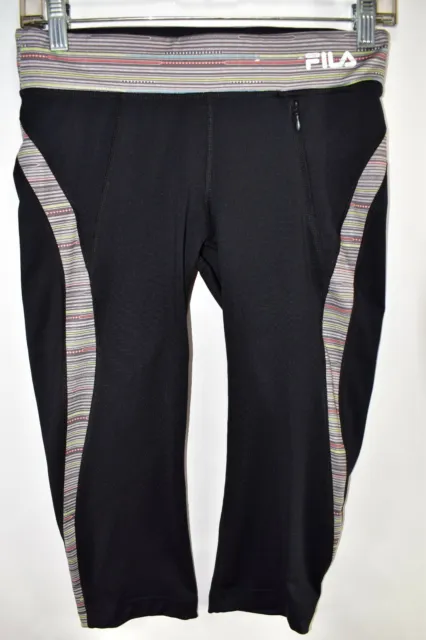 FILA SPORT LEGGING Yoga Pants Womens Size Medium Grey Workout £9.99 -  PicClick UK