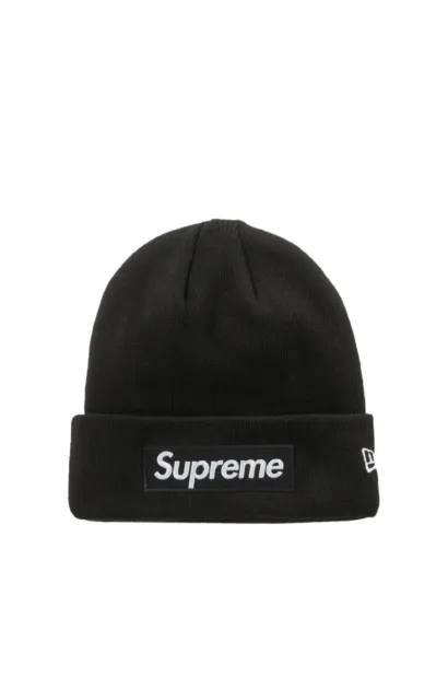 Supreme New Era Box Logo Beanie - Black - FW23