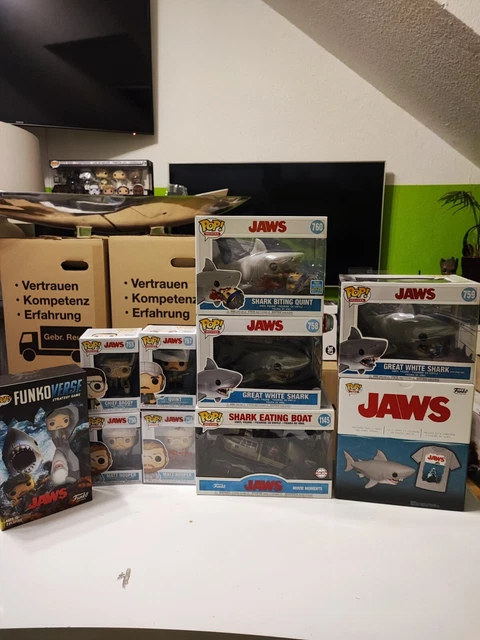 Funko Pop Jaws Sammlung Der Weisse Hai TOP signed Autograph FUNKO POP