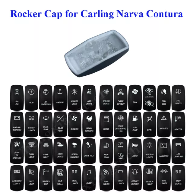 Car Boat Rocker Cap for Carling Contura Switch Actuator Replacing