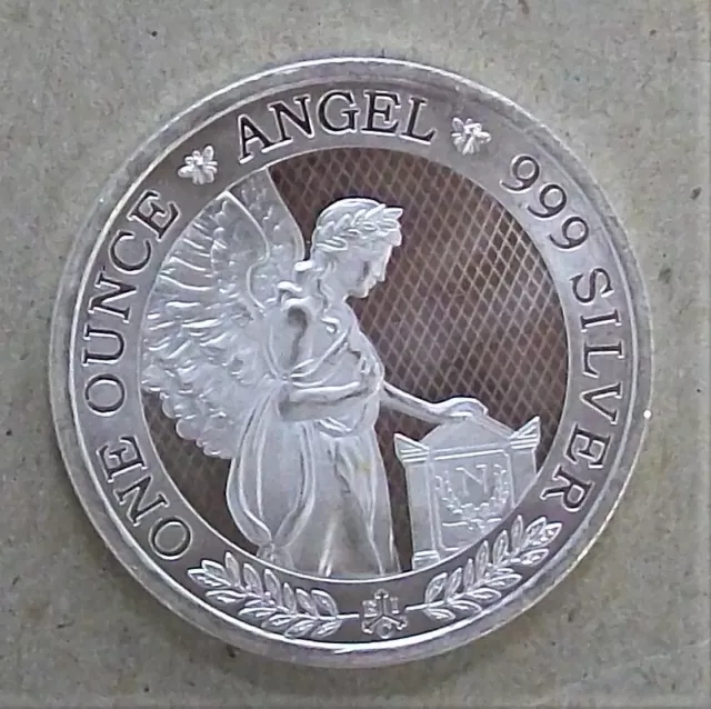 2021 Saint Vincent One Dollar "Angel" 1 Troy Oz .999 Silver Coin Uncirculated