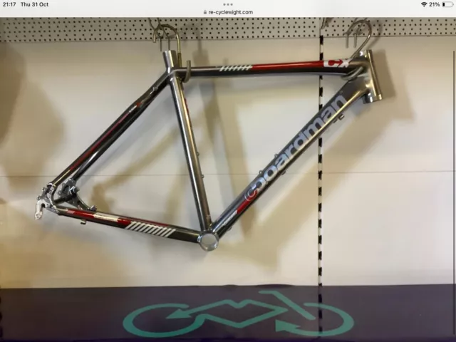BOARDMAN CX TEAM Gravel Bike FRAME ONLY 700c 53cm. NEW BOXED NOS 140.00 PicClick UK
