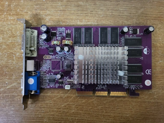 Carte Graphique HP AGP 128MB - RV280SE/128M/HP, Chipset NVIDIA, VGA/Vidéo, Occasion Testée