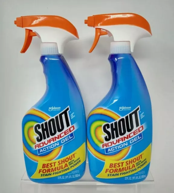 Shout Spray and Wash Advanced Action Stain Remover for Clothes