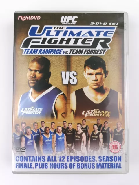 UFC The Ultimate Fighter Team Rampage vs Team Forrest 5 Disc DVD Box Set