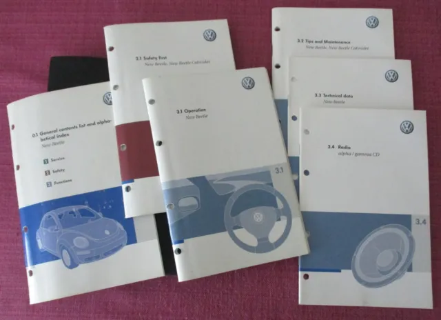 (2005 Print) Vw / Volkswagen Beetle Coupe (2005 - 2011) Owners Manual - Handbook