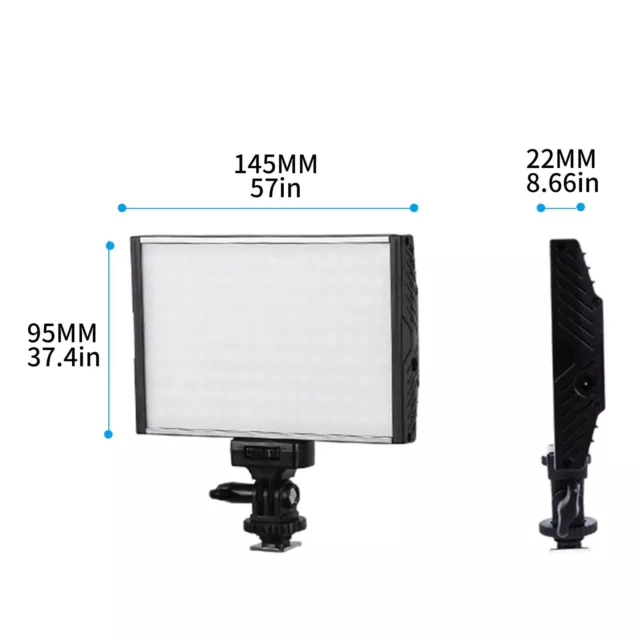 LED Light Panel Continuous Lamp 3200-5600K Dimmable Storage Case Studio Lighting 3