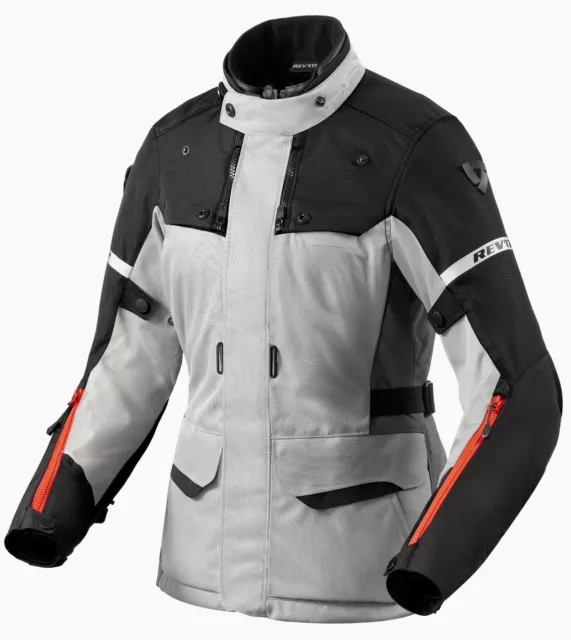 Damenjacke Motorrad Rev'It Outback 4 H2O Ladies 3 Schichten Grau Schwarz TG 40 (