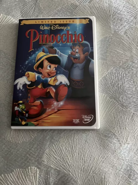Walt Disney PINOCCHIO Limited Issue DVD Movie