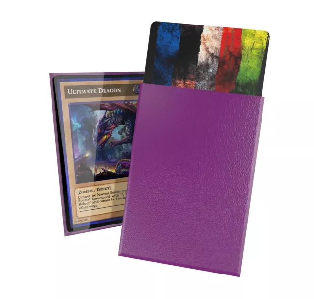 Ultimate Guard Cortex Card Sleeves, 60 Japanese Size TCG Sleeves, 66 x 91mm, Pur