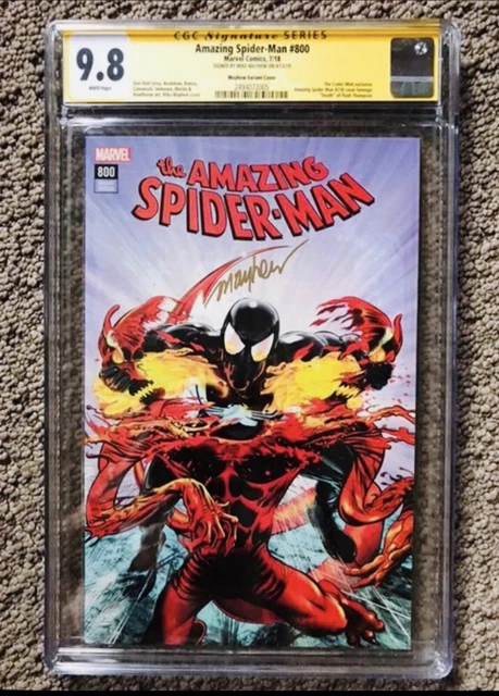 Signed Amazing Spider-Man #800 CGC SS 9.8 (2018) Mayhew Variant - ASM 238 Swipe