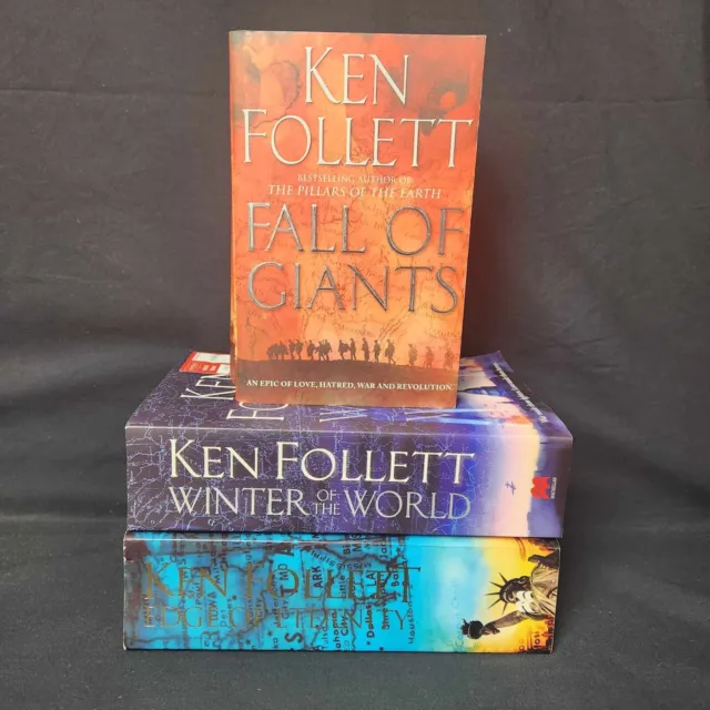 Ken Follett The Century Trilogy 3 Books Free Postage Aus Wide