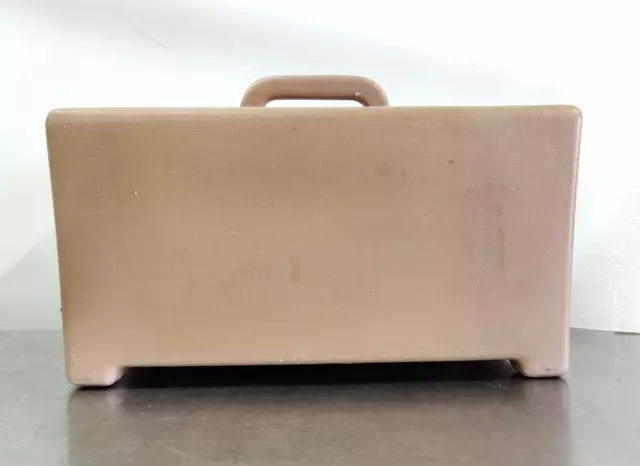 Cambro, Insulated Food Carrier, Coffee Beige, Has Legs 21" x 12" x 14"