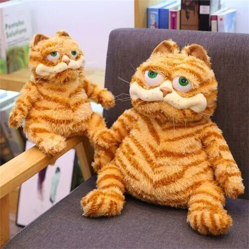 NEW 30CM CUTE Animal Cartoon Garfield Soft Stuffed Plush Toy Cat