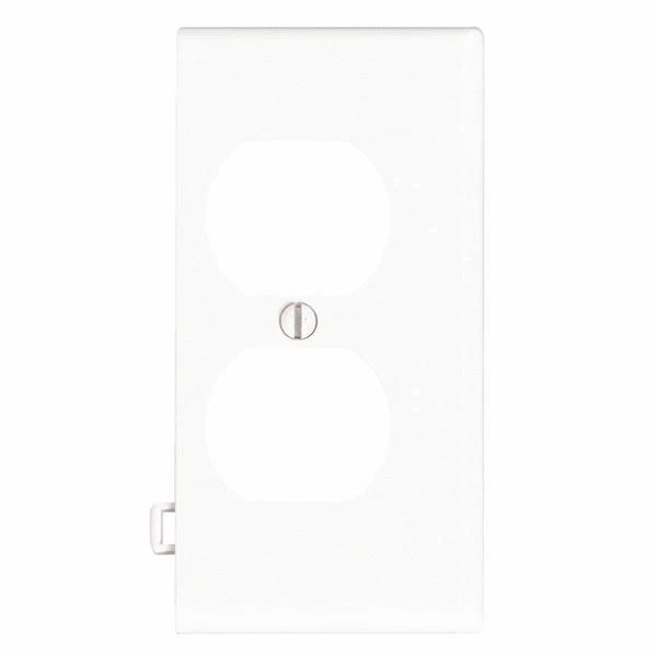 20 Pk Leviton White Duplex Sectional Outlet Wall Plate End Panel 905-PSE8-W