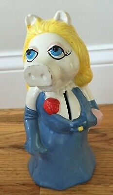 Miss Piggy Ceramic Bank Figurine Nanco The Muppets Jim Henson
