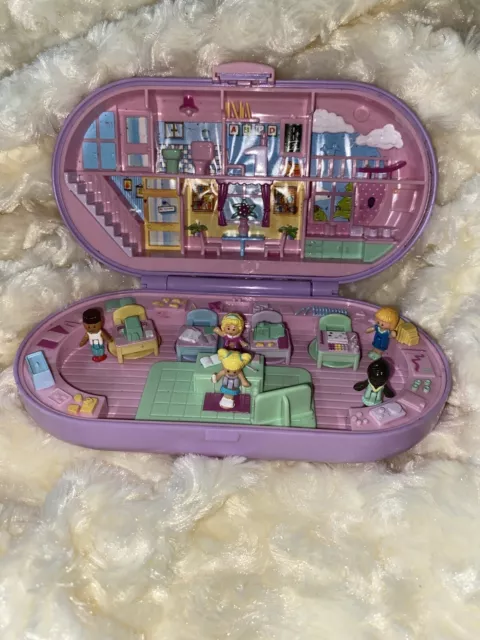 1992 Polly Pocket Bluebird "Stampin ' School" 100% Complete