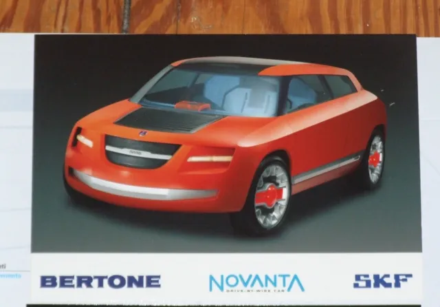 2002 Bertone SKF Novanta concept car Prospekt brochure n Zagato Pininfarina
