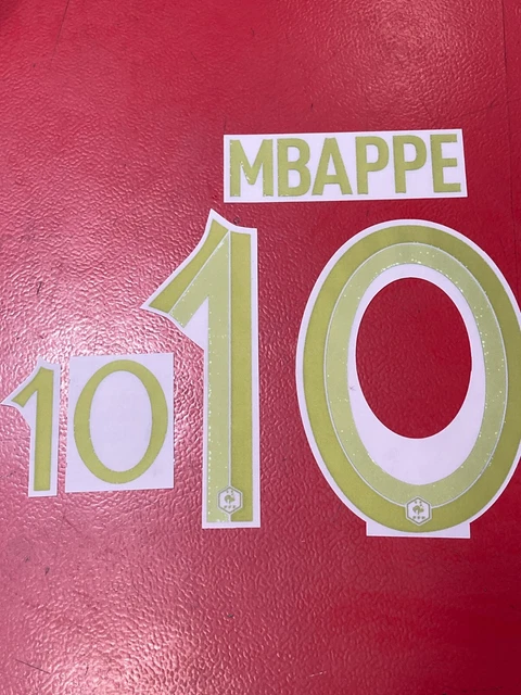 Nameset/flocage officiel Monblason Équipe de France Mbappé